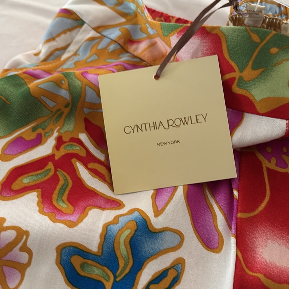 Cynthia Rowley Multicolor Floral Trousers - Picture 4 of 7